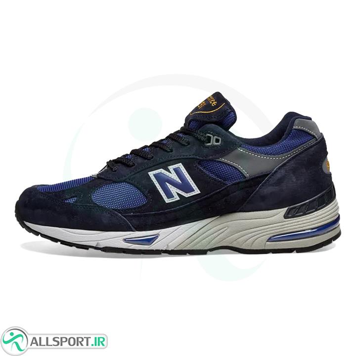 کتانی رانینگ مردانه نیوبالانس طرح اصلی New Balance M991SLE Nave Blue